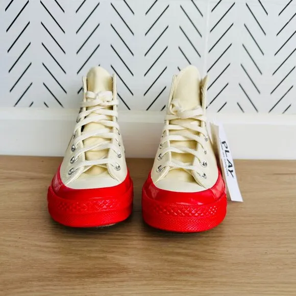 ⭐Converse Chuck All Star 70 High 10.5 Women Shoes Comme des Garcons PLAY A01794C