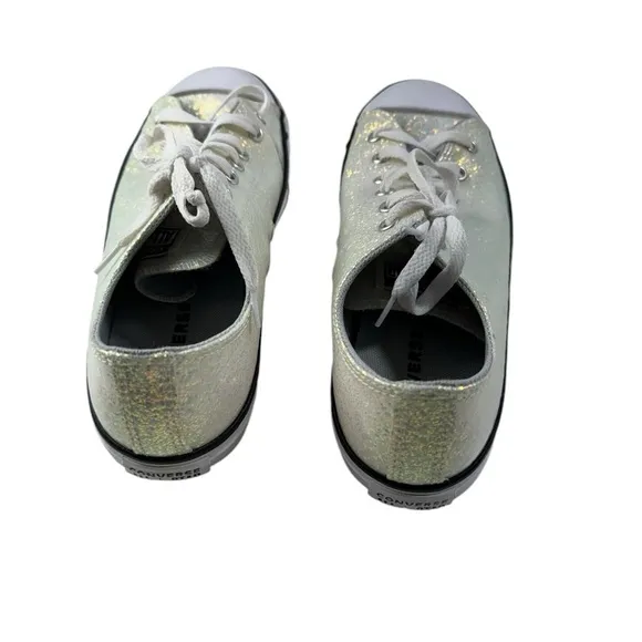 Converse Chuck Taylor All Star Coated Glitter Iridescent Sneakers Shoes size 6