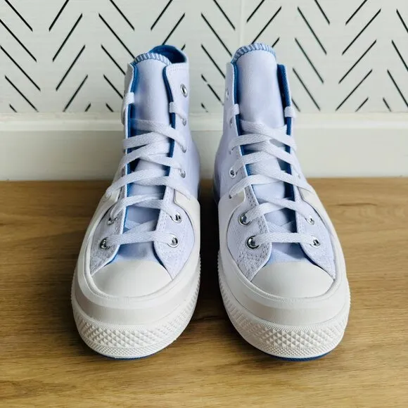 🤩Converse Chuck Taylor All Star Construct White Blue Men Shoes Sz 5.5 A06773C🤩