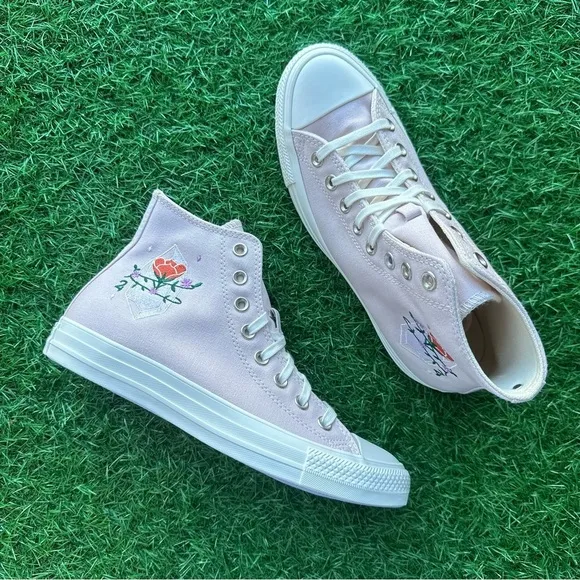 💝Converse Chuck Taylor All Star Ctas Hi Barely Rose Crystal Magic