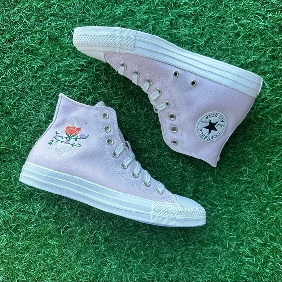 💝Converse Chuck Taylor All Star Ctas Hi Barely Rose Crystal Magic