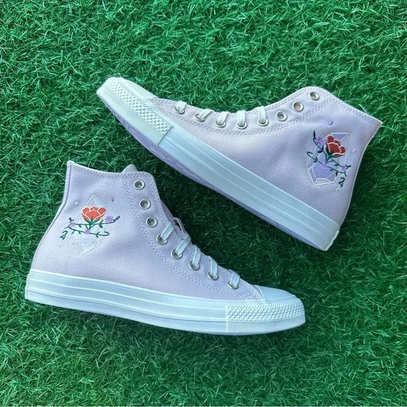 💝Converse Chuck Taylor All Star Ctas Hi Barely Rose Crystal Magic