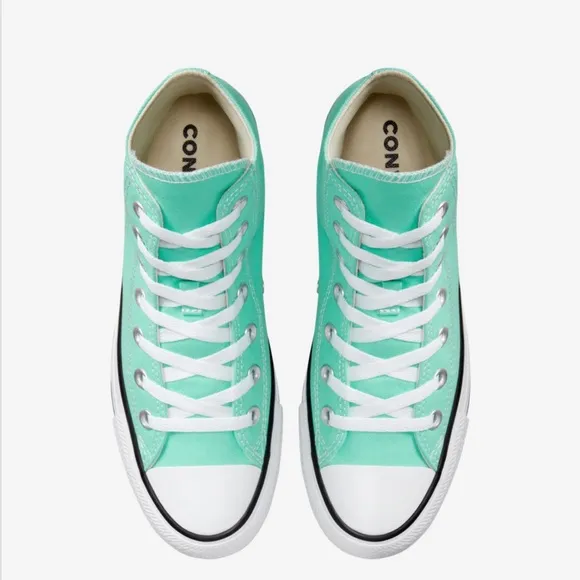 Converse Chuck Taylor All Star High Cyber Teal Women/Men Skate Shoes A03796F