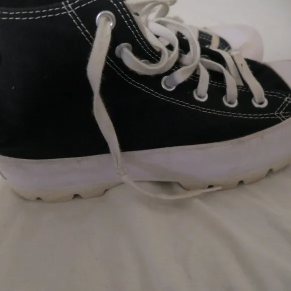 Converse Chuck Taylor All Star High Lugged Black Women's 8 (565901C)