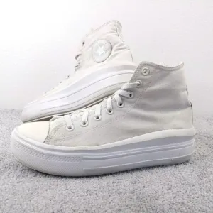 Converse Chuck Taylor All Star Move Hi Platform Shoes Womens 11 Cream White