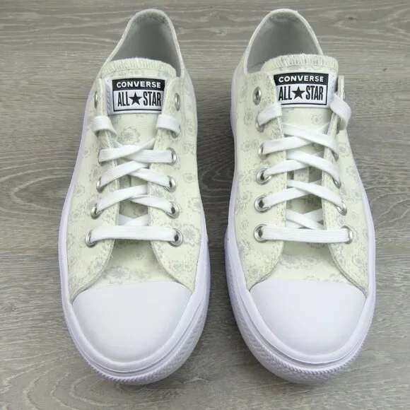Converse Chuck Taylor All Star Move OX Floral Shoes Womens Size 7.5 NEW