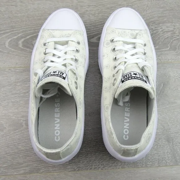 Converse Chuck Taylor All Star Move OX Floral Shoes Womens Size 7.5 NEW