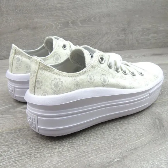 Converse Chuck Taylor All Star Move OX Floral Shoes Womens Size 7.5 NEW