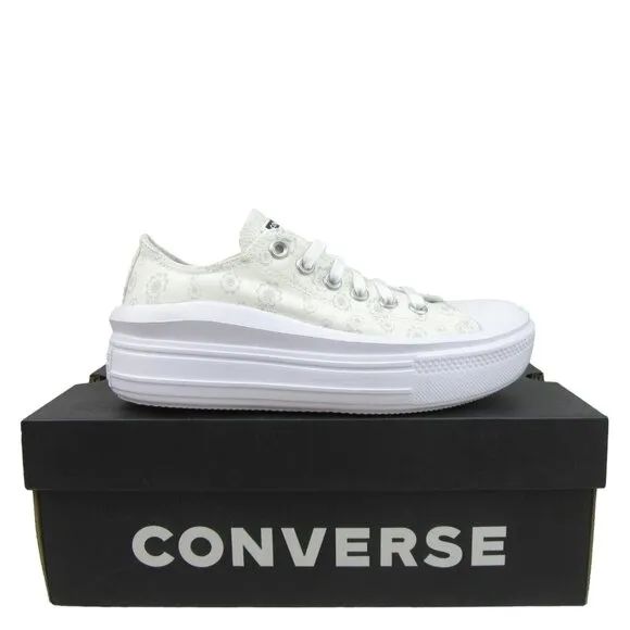 Converse Chuck Taylor All Star Move OX Floral Shoes Womens Size 7.5 NEW