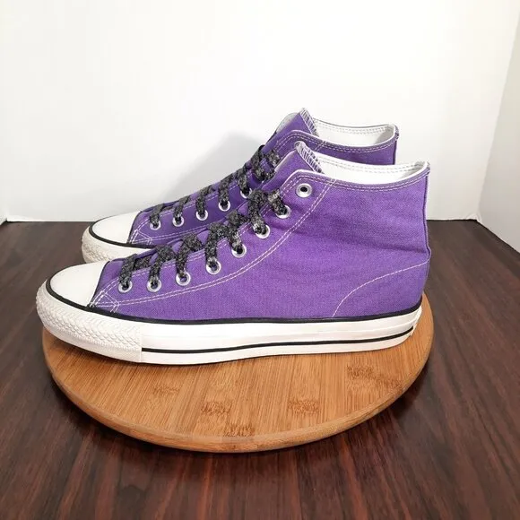 Converse Chuck Taylor All Star Pro Hi Mens Size 10.5 Shoes Purple Sneakers CONS