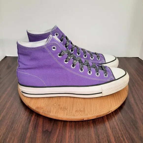 Converse Chuck Taylor All Star Pro Hi Mens Size 10.5 Shoes Purple Sneakers CONS