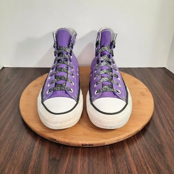 Converse Chuck Taylor All Star Pro Hi Mens Size 10.5 Shoes Purple Sneakers CONS