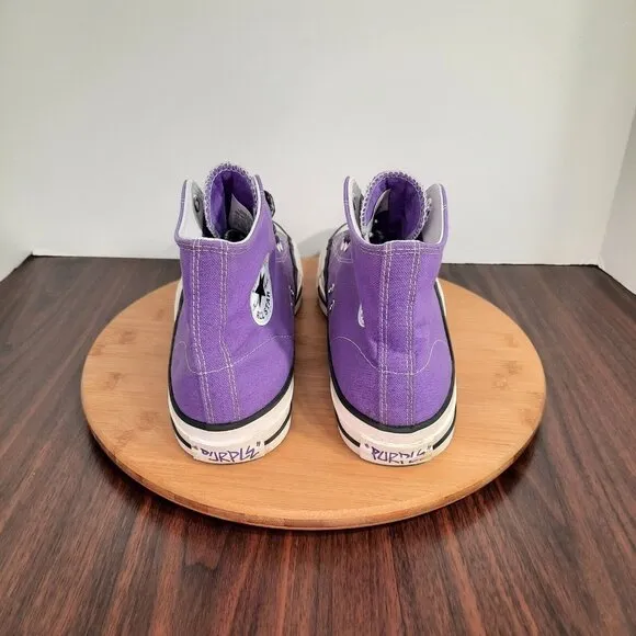 Converse Chuck Taylor All Star Pro Hi Mens Size 10.5 Shoes Purple Sneakers CONS