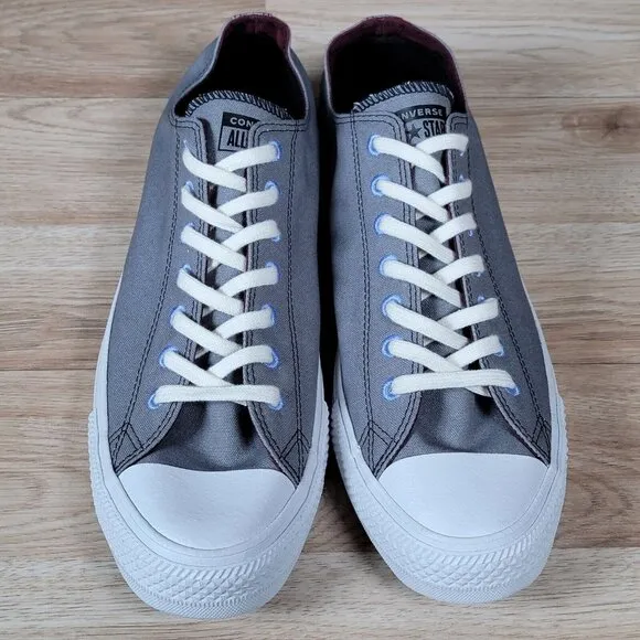 Converse Chuck Taylor All Star Shoes Mens Size 12 Gray White Sneakers A03753C