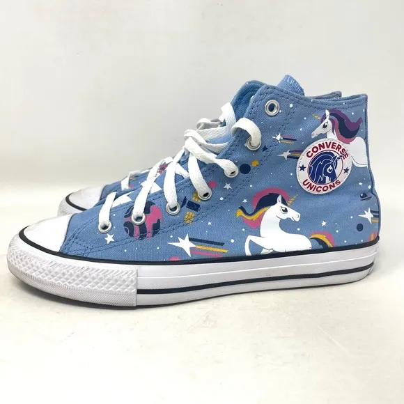Converse Chuck Taylor All Star Sneaker Blue Unicorn Youth 6