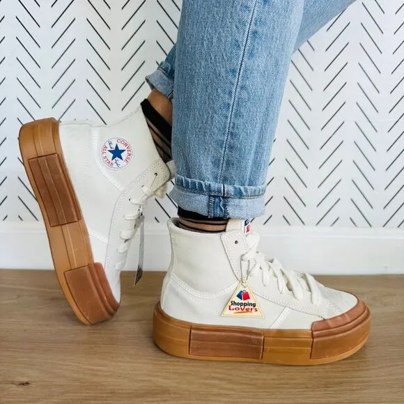 🤩Converse Chuck Taylor All Star Womens shoes Sz 7 Cruise Egret HI Suede A09088C