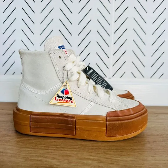 🤩Converse Chuck Taylor All Star Womens shoes Sz 7 Cruise Egret HI Suede A09088C