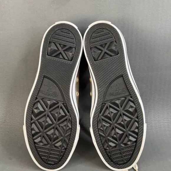 Converse Chuck Taylor All Star Low Ox Metallic Gray Sneakers shoes women 6.5