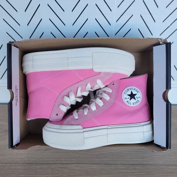⭐Converse Chuck Taylor Cruise Hi Size 7 Womens Shoes Pink Retro Sneakers A07569C