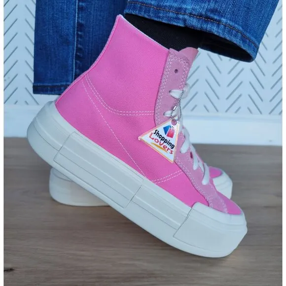 ⭐Converse Chuck Taylor Cruise Hi Size 7 Womens Shoes Pink Retro Sneakers A07569C