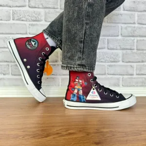 ❤️❤️Converse Chuck Taylor Hi Transformers Autobots 7 Women Shoes Black A11659C