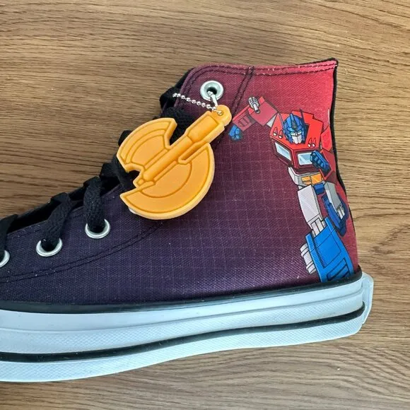 ❤️❤️Converse Chuck Taylor Hi Transformers Autobots 7 Women Shoes Black A11659C