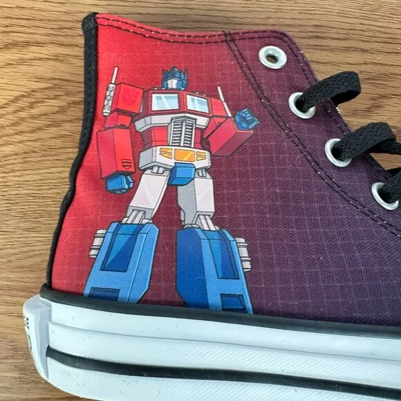 ❤️❤️Converse Chuck Taylor Hi Transformers Autobots 7 Women Shoes Black A11659C