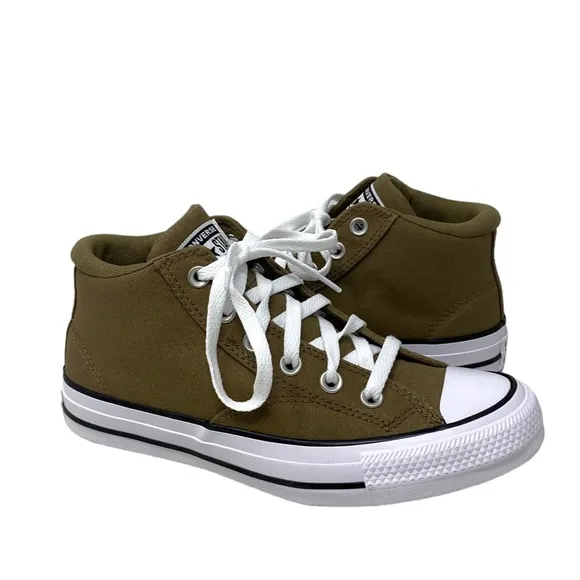 Converse Chuck Taylor Malden Street Mid Shoes For Men Skate Canvas Brown A05408F