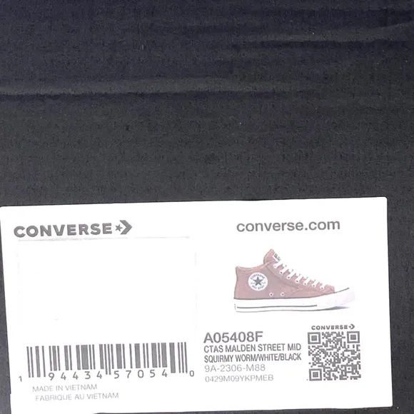 Converse Chuck Taylor Malden Street Mid Shoes For Men Skate Canvas Brown A05408F