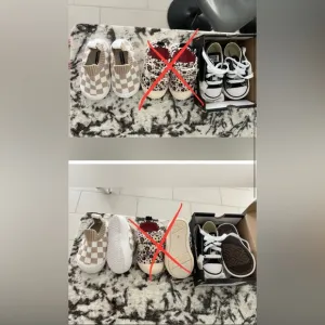 Converse Chucks And Sock Shoe Baby Toddler Shoe Bundle Size 5 - 2 Pairs