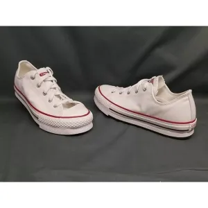 Converse Girls CT All Star EVA Lift Ox Sneakers White Red Size 6 NEW NO BOX!