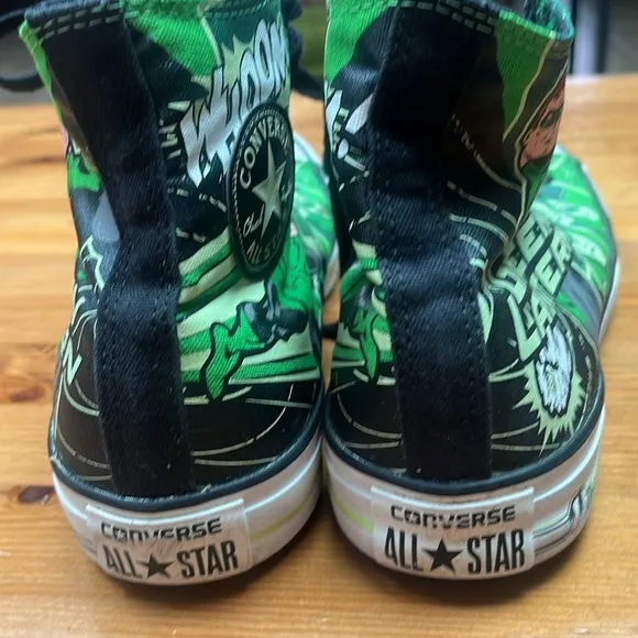 Converse Green Lantern High Tops - Green and Black