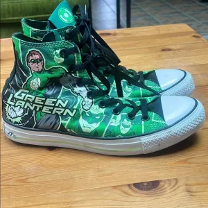 Converse Green Lantern High Tops - Green and Black
