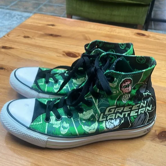 Converse Green Lantern High Tops - Green and Black