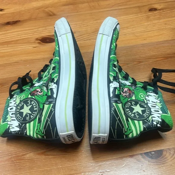 Converse Green Lantern High Tops - Green and Black
