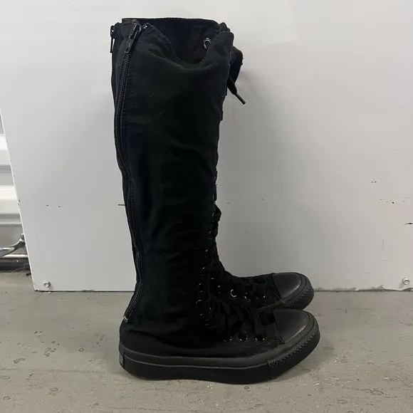 Converse Knee High Black All Star Chuck Taylor Y2K Shoes Mens 4 Womens 6