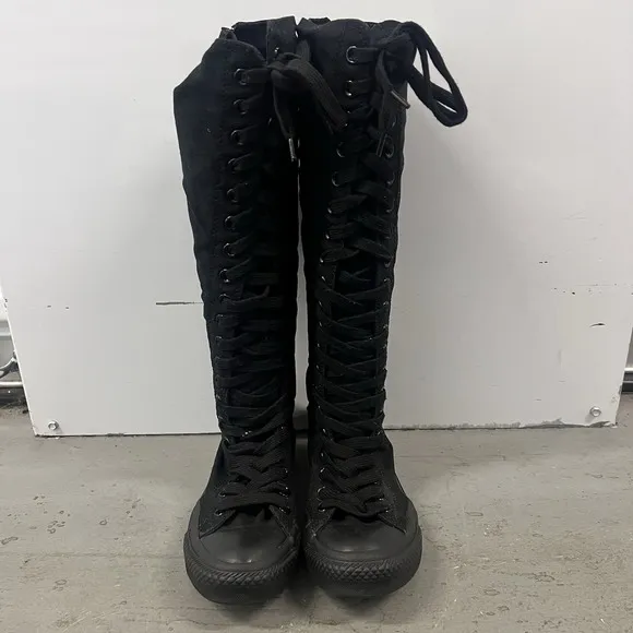 Converse Knee High Black All Star Chuck Taylor Y2K Shoes Mens 4 Womens 6