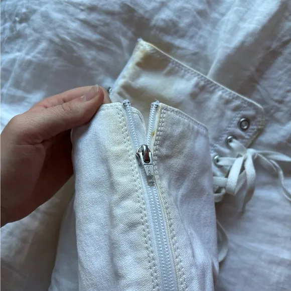 Converse Knee High Chuck Taylor White Sneakers