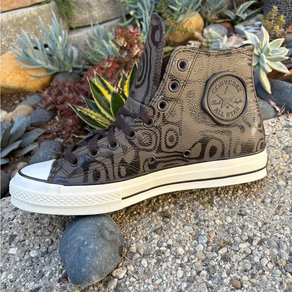 Converse Leather All Stars Wonka Chuck 70 Chocolate Swirl Leather