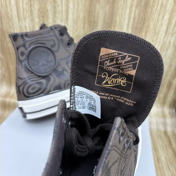 Converse Leather All Stars Wonka Chuck 70 Chocolate Swirl Leather