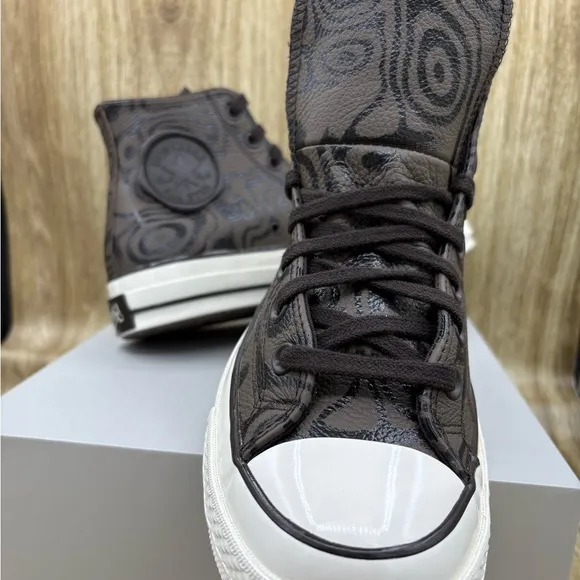 Converse Leather All Stars Wonka Chuck 70 Chocolate Swirl Leather