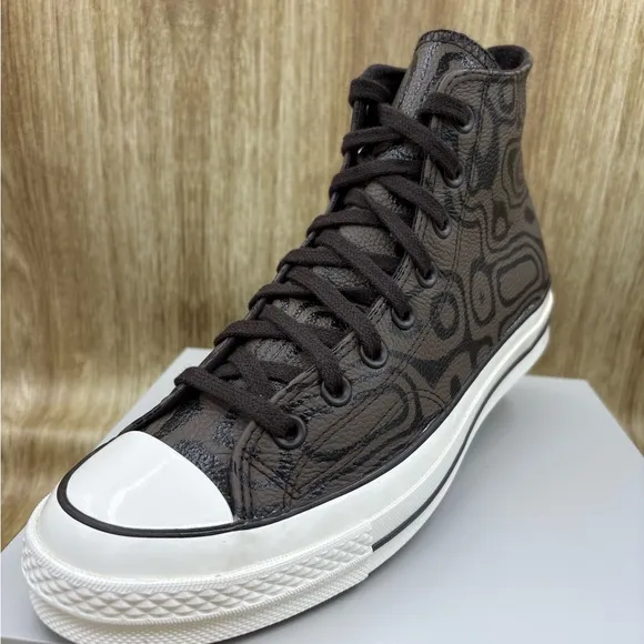 Converse Leather All Stars Wonka Chuck 70 Chocolate Swirl Leather