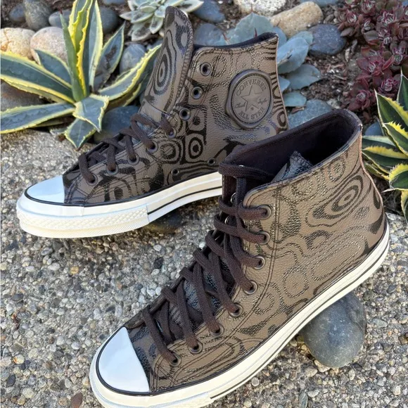 Converse Leather All Stars Wonka Chuck 70 Chocolate Swirl Leather