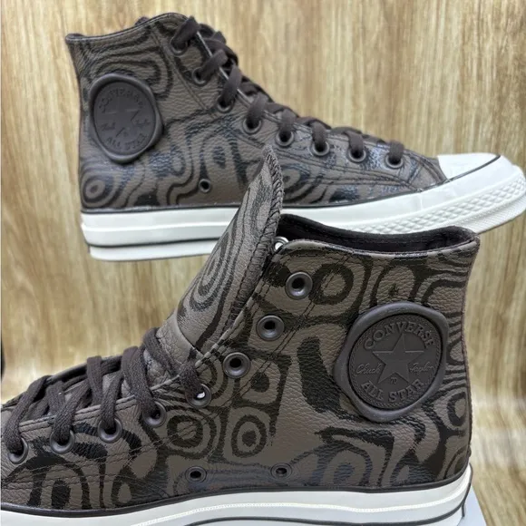 Converse Leather All Stars Wonka Chuck 70 Chocolate Swirl Leather