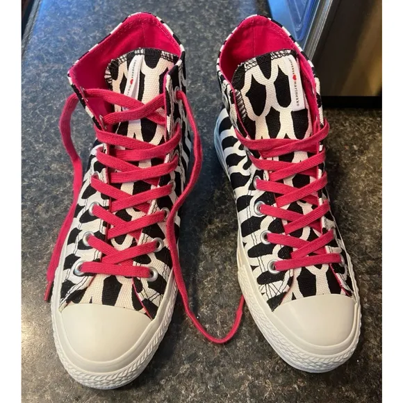 CONVERSE ❤️ Marimekko Black White Designer Sneakers