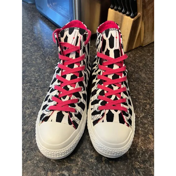 CONVERSE ❤️ Marimekko Black White Designer Sneakers
