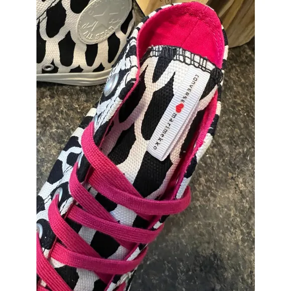 CONVERSE ❤️ Marimekko Black White Designer Sneakers