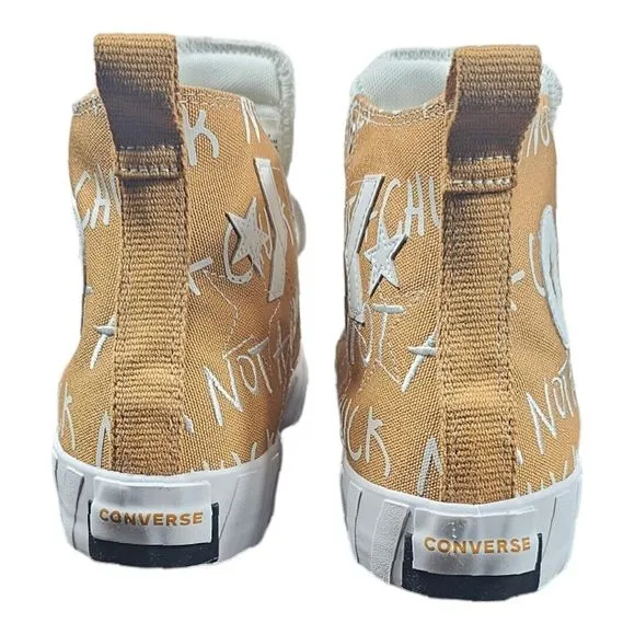 Converse Not A Chuck Untitled3D Hi Golden Tan White Men's SZ 9 Shoes NIB