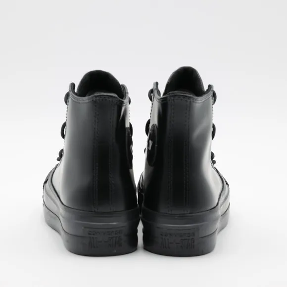 Converse Women's Chuck Taylor All Star Lift Platform Leather Shoes Black Size 6