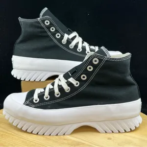Converse Women's Chuck Taylor All Star Lugged 2.0 Hi Shoes Size 10 Black A00870C